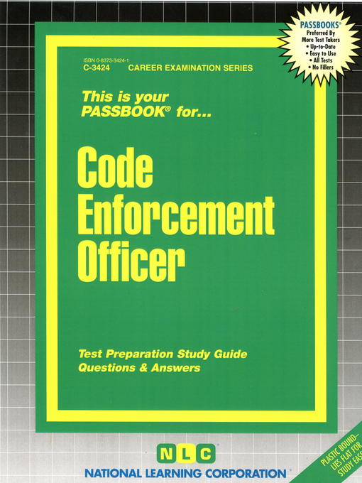 Title details for Code Enforcement Officer by National Learning Corporation - Available